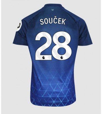 West Ham United Tomas Soucek #28 Tredje trøje 2023-24 Kort ærmer